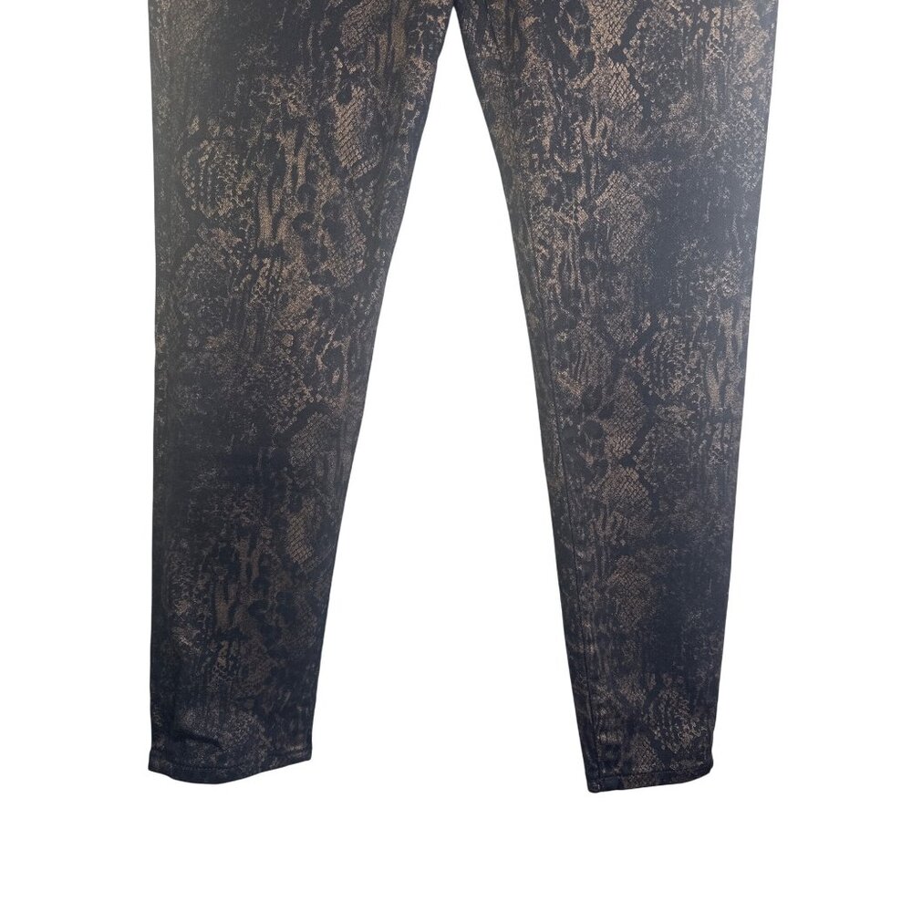 2/$30 Express Skinny Mid Rise Snake Print Pants 8R Stretchy NWT - Picture 8 of 15
